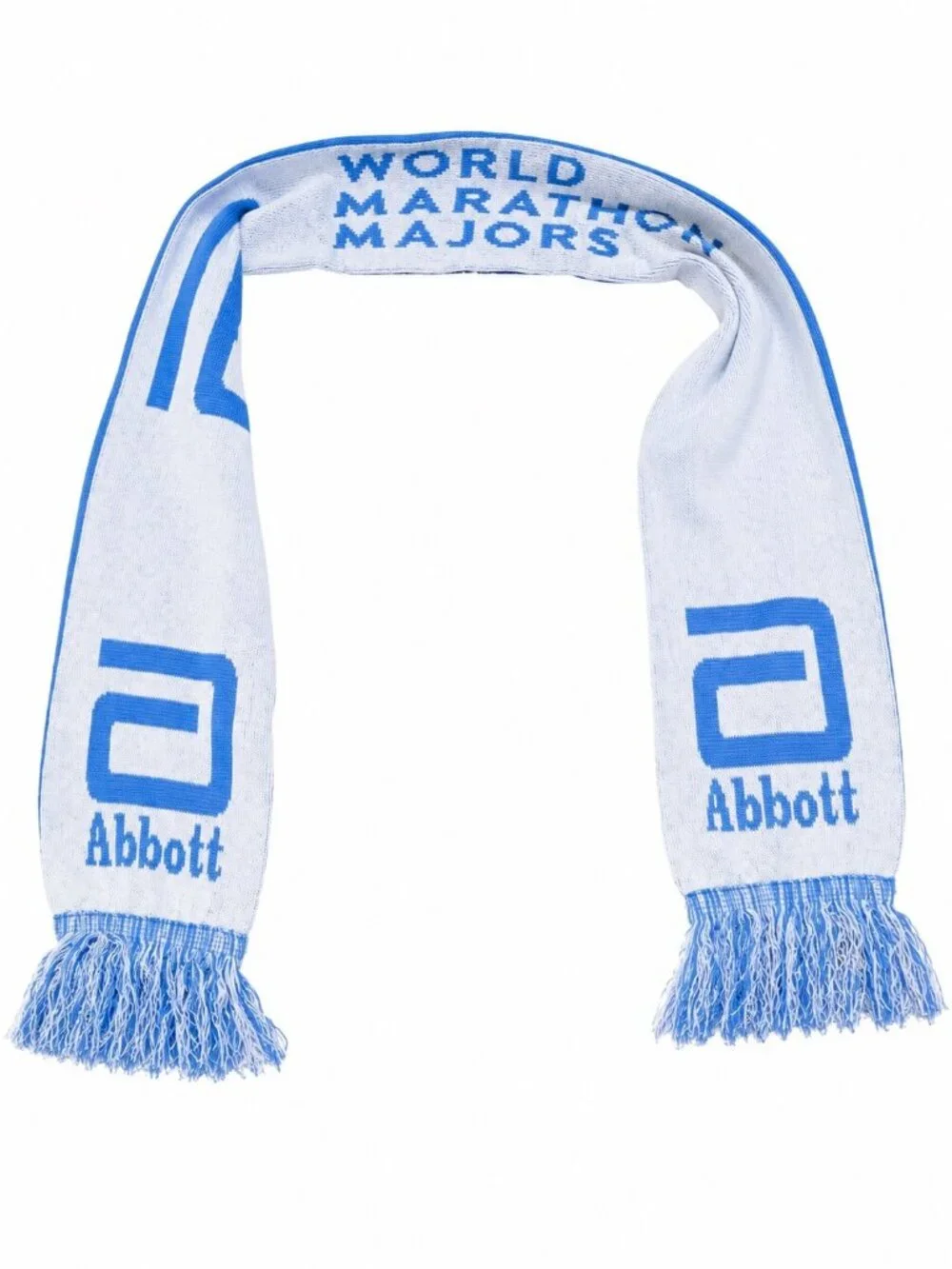 Abbott Size ONE SIZE World Marathon Majors Knit Scarf‎ with Fringe